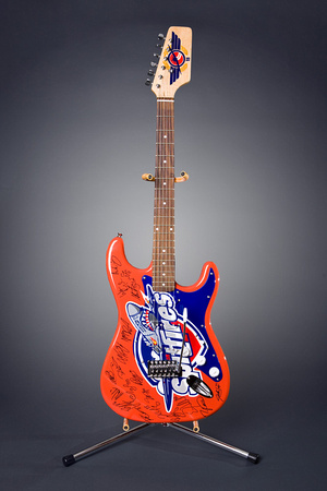 Hand painted Windsor Spitfire guitar